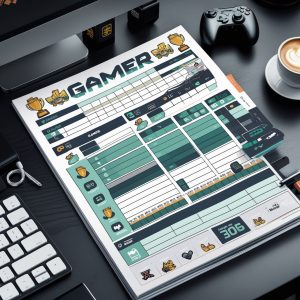 Printable Gamer Achievement & Progress Tracker